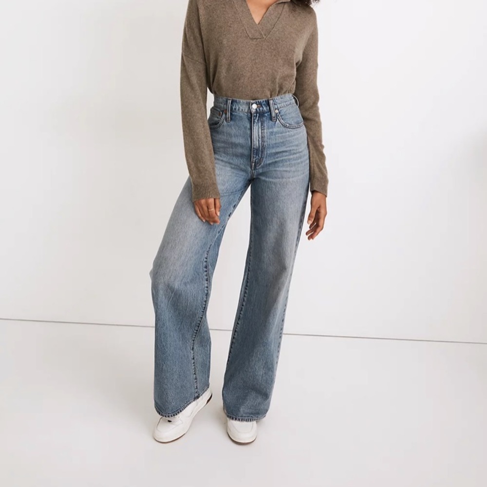Madewell Superwide-Leg Jeans in Eastchester Wash